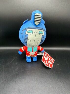 NEW 2024 Transformers Optimus Prime Plush 7” Toy Factory Stuffed Toy - Rare!
